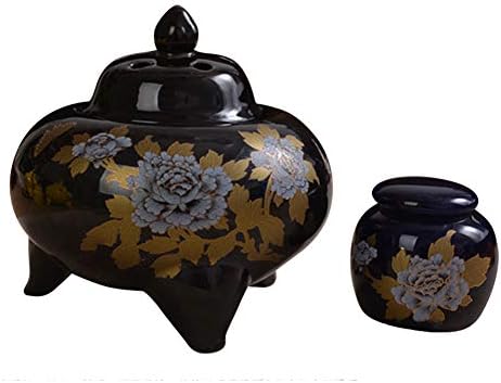 BOPISHOP Ceramic Incense Burner-Adjustable Temperature Agarwood Aromatherapy Essential Oil Diffuser - Suitable for Office Home SPA Aromatherapy Stove