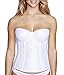 Dominique Juliette Strapless Longline Corset, 48G, White