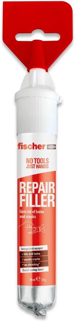 fischer No Tools Just Hands Repair Filler 37ml Crack Hole Wall Damage Fix