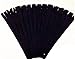 YAKA 50pcs Nylon Coil Zippers Tailor Sewer Craft 9 Inch Crafter's Special