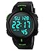 Men's Digital Sports Watch LED Screen Large Face Military Waterproof Casual Luminous Army Watch Black