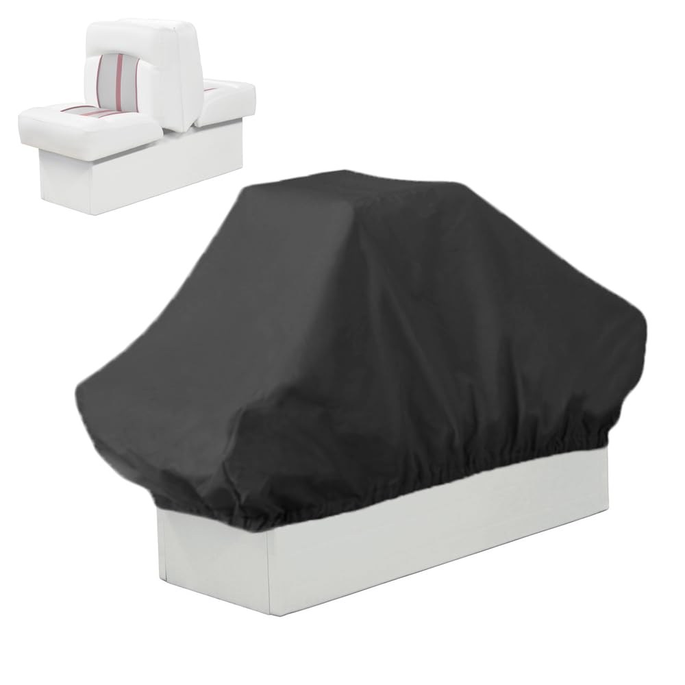 HWIMARINE Boat Seat Cover, Waterproof, Heavy Duty, Universal Fit for Dinghy, 50" L x 22" W x 22" H