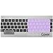 Kuzy Keyboard Cover Compatible with Pro 13 15 17 inch and Air 13.3 inch Silicone Skin Protector, Light Purple