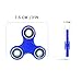 Krazy Spinner Hand Spinner Toy Stress Reducer Ultra Durable High Speed Ceramic Bearing Finger Toy Guarantee 1 Min Spin Time Perfect for ADD ADHD Anxiety Autism Stress Relief Adult Children (BLUE)