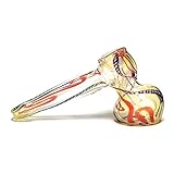 Jelacy 5.5 Inch Glass Water Bubbler ， Handmade Beaker 5.5 Inch