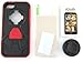 Rokform Rokshield iPhone 5/5s/SE Dual Layer Protective Case and Universal Magnetic Car Mount. Made in USA (Red/Black)