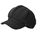 Womans Newsboy Cabbie Cap Ladies Cloche Beret Hat Black