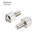 uxcell Computer PC Case M4x8mm Knurled Head Phillips Thumb Screws 100pcs