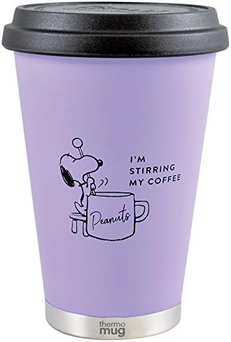 大西賢製販 スヌーピー ステンレス モバイルタンブラー ピーナッツ サーモマグ Peanuts バープル お気に入 Coffee Mug Pa 34 Thermo 260ml Py