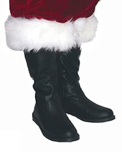 Professional Santa Boots Large (12-13) Costume Accessory