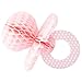 Blue Panda Honeycomb Pacifier Centerpiece Baby Girl Shower Party Decor (6 Pack)
