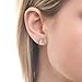 BERRICLE Rhodium Plated Sterling Silver Solitaire Anniversary Wedding Stud Earrings Made with Swarovski Zirconia Emerald Cut 2 CTW - Holiday Gift