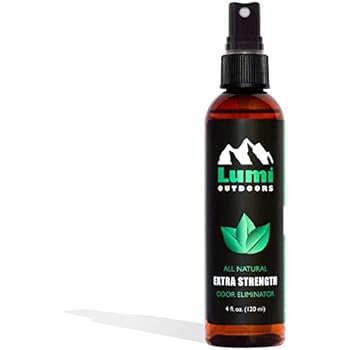 Lumi Outdoors Natural Shoe Deodorizer Spray and Foot Odor Eliminator - Extra Strength Shoe Spray uses Essential Oils As Organic Deodorant - Peppermint, Tea Tree, Eucalyptus
