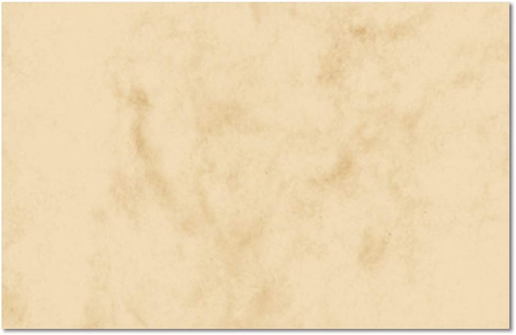 SIGEL DP744, 85x55 mm (A4), Business Cards, 3C, smooth cut all around, 225 gsm, printable, marble Beige, 100 Piecesequal to10 sheets