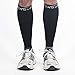 EXOUS BODYGEAR Compression Socks - Graduated Compression Sleeve Running - Helps Varicose Veins Shin Splints - Recovery For Men & Women (Medium-large) Calf Size 15