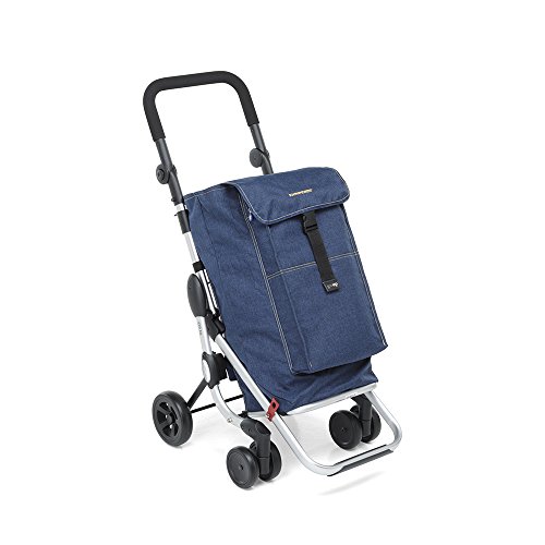Foppapedretti “Go Up” Shopping Trolley Blu (Blue Jeans)