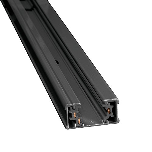 JESCO LIGHTING H1TR8-BK 8-Ft Single Circuit H Track - Black