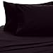 Amazon Brand – Pinzon Signature Cotton Heavyweight Velvet Flannel Sheet Set - King, Aubergine