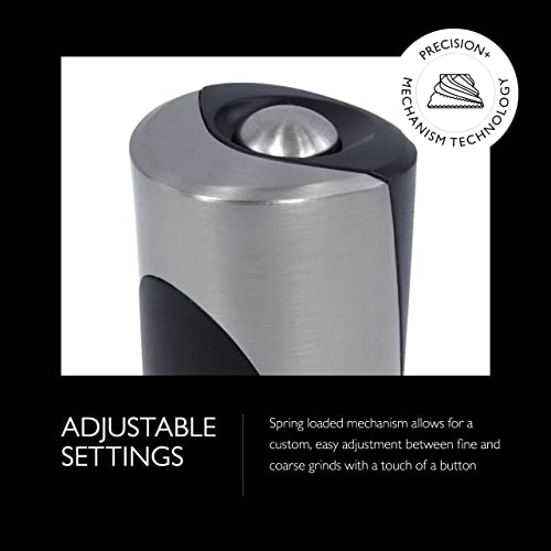 COLE & MASON Richmond Electric Salt And Pepper Grinder Set Stainless