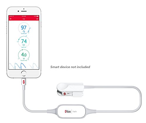 Masimo iSpO2 Pulse Oximeter (Lightning Connector with Large Sensor for Apple iOS Device)