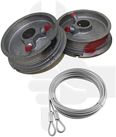 Garage Door Cable Drum Left/Right Hand Torsion Springs Aluminum 400-8 Drum