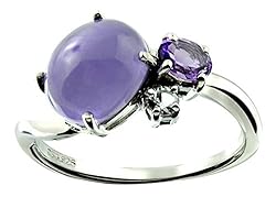 RB Gems Sterling Silver 925 Ring GENUINE JADE and