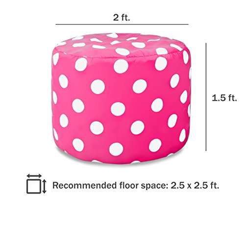 Original panda sleep bean bag in candy pink with white …