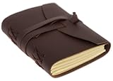 INDIARY FIRST Pocket Journal Diary Luxury Buffalo Leather 100% Handcrafted Cotton Paper 5x4