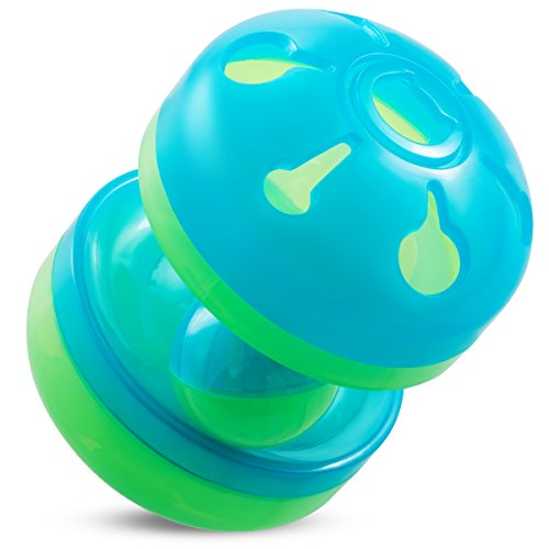 BOSHEL Cat Toys - Cat Treat Dispenser Toy - Cat Roller Toy with Cat Toy Ball Track Feature - Interactive Food Dispensing Treat Ball Toy - IQ Cat Toy - Cat Interactive Toy Ball - Playful Fun Cat Toys