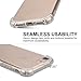 Topist iPhone 7 Case, Slim Crystal Clear Anti-Shock Soft TPU Protective Case with Electroplate Frame for iPhone 7, Scratch Resistant (Clear)