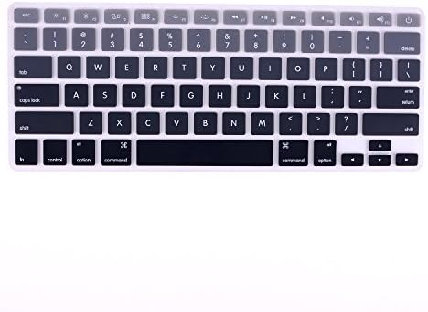 Silicone Keyboard Cover Skin Film for MacBook Pro / Retina 13" 15" (No Touch Bar) and Air 13"- Gradient Gray