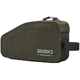 Brooks England Scape Top Tube Bag with Bolt, Cycling and Gravel Bag, Mud Green, One Size