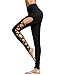 SweatyRocks Leggings Women Yoga Workout Pants High Waist Cutout Tights