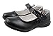 QHamThim Girls Leather Oxford Black School Uniform Outdoor Dress Mary Jane Shoe(Toddler/Little Kid/Big Kid)