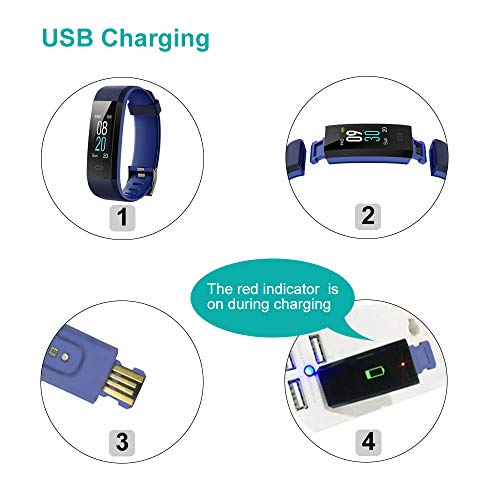 Willful Fitness Tracker with Heart Rate Monitor IP68 Waterproof