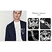 SIYWINA Brooch for Men Suit Pin Vintage Chain Brooch Suit Shirts Accessories