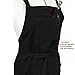 Aiden Brothers Kitchen Artist Apron for Chef, BBQ & Grill, 6 Deep Pockets with 1 Zipper Pocket,100% Cotton Canvas, M-XXL