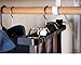 Tenby Living Black Belt Rack, Organizer, Hanger, Holder - Stylish Belt Rack, Sturdy ABS Plastic