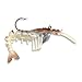 Egret Baits Jumbo Vudu Shrimp, 4-Inch, Natural