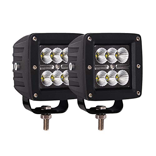 Light Bar Glotech [ 2Pack] 24W Cree Led Fog Light Flood Led Work Lights Off Road Driving Lamp For Pick Up Jeep Trucks Tractors 4WD Jeep Boat