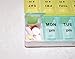 Large Weekly AM PM Pill Box by LIFEHAPPS -BPA Free Twice a Day Medicine Organizer with The Days of The Week Reading Left to Right 7 Day Medication case for Storage of Your Daily Tablets and Vitamin