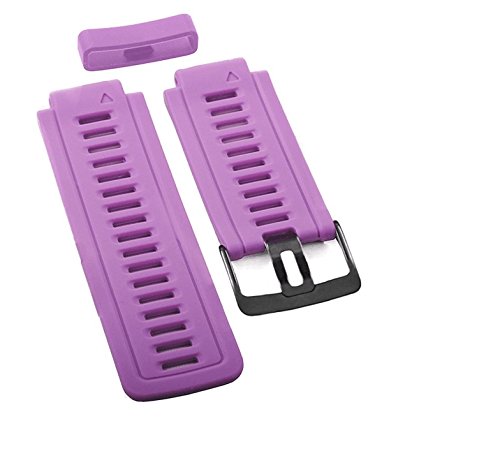 Garmin Epix Watch Band,AWINNER Strap for Garmin Epix Smartwatch Band Replacement Accessories with Metal Clasps Watch Strap/Wristband Silicone (Plum)