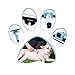 Casfuy Dog and Cat Brushes for Shedding- Reduce 95% Shedding - Soft Silicone Handle & 4 inch Stainless Steel Comb for Long and Short Hairs