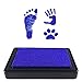 Ink Pad for Baby Footprint, Baby Handprint, Paw Print Pad, Create Impressive Keepsake Stamp, Non-Toxic Ink pad, Perfect Baby Shower Registry Gift for Boys and Girls (Blue)