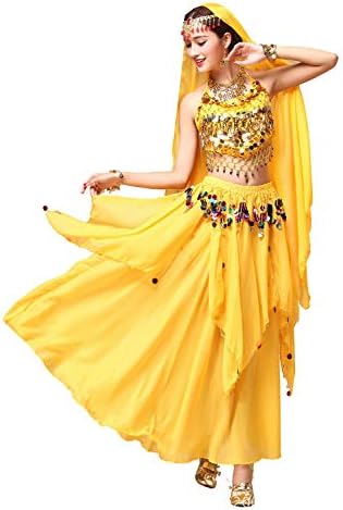 Amazon.com: ORIDOOR Women's Belly Dance Dress Belly Dance Crop Top