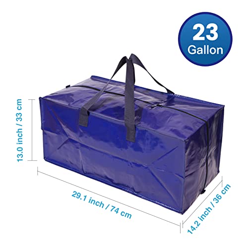 6 Pack Moving Bags Heavy Duty Extra Large with Reinforced Handles