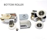 Linwnil Shower Door Roller Replacement Wheels Chrome 8pcs Fits 4-8mm Glass view 3