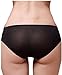 METWAY Women's Mulberry New Silk Translucent Lace L-rise Panties