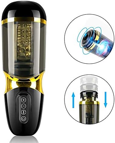 Mokeae Male Automatic Píston Cup Telescopic Rotation and 10 Mode Electric Mǎssǎge Cup Male's Toy