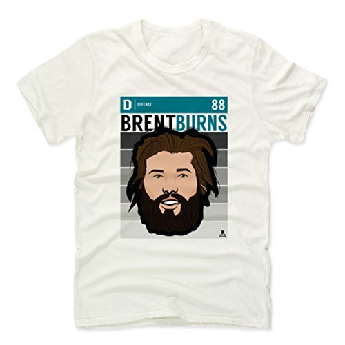 Brent Burns Fade T San Jose Men's Premium T-Shirt S Ivory